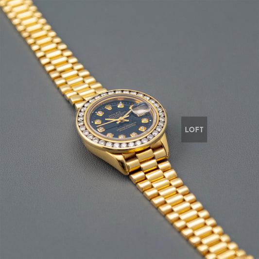 Rolex Datejust 6917 Presidential Yellow Gold Diamonds 26mm
