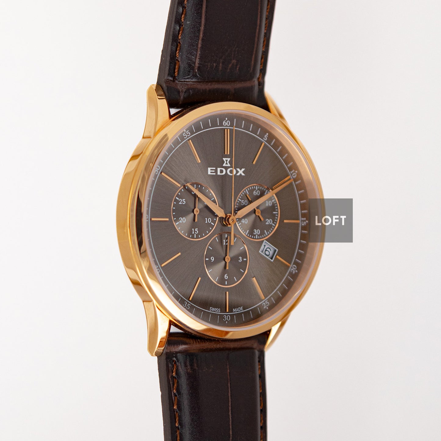 Edox Les Vauberts Chronograph Date Quartz 42mm