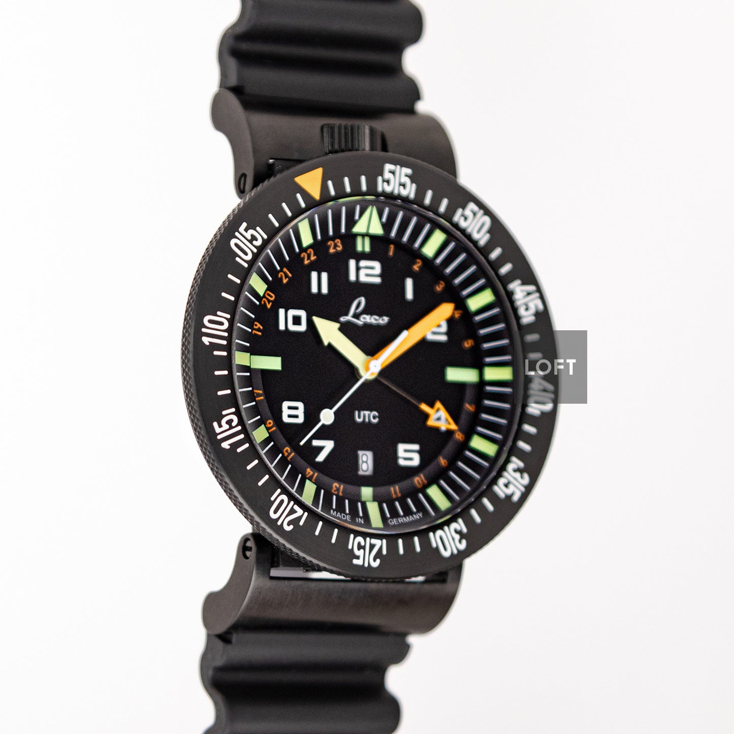 Laco Squad Atacama Quartz UTC Black PVD 46mm