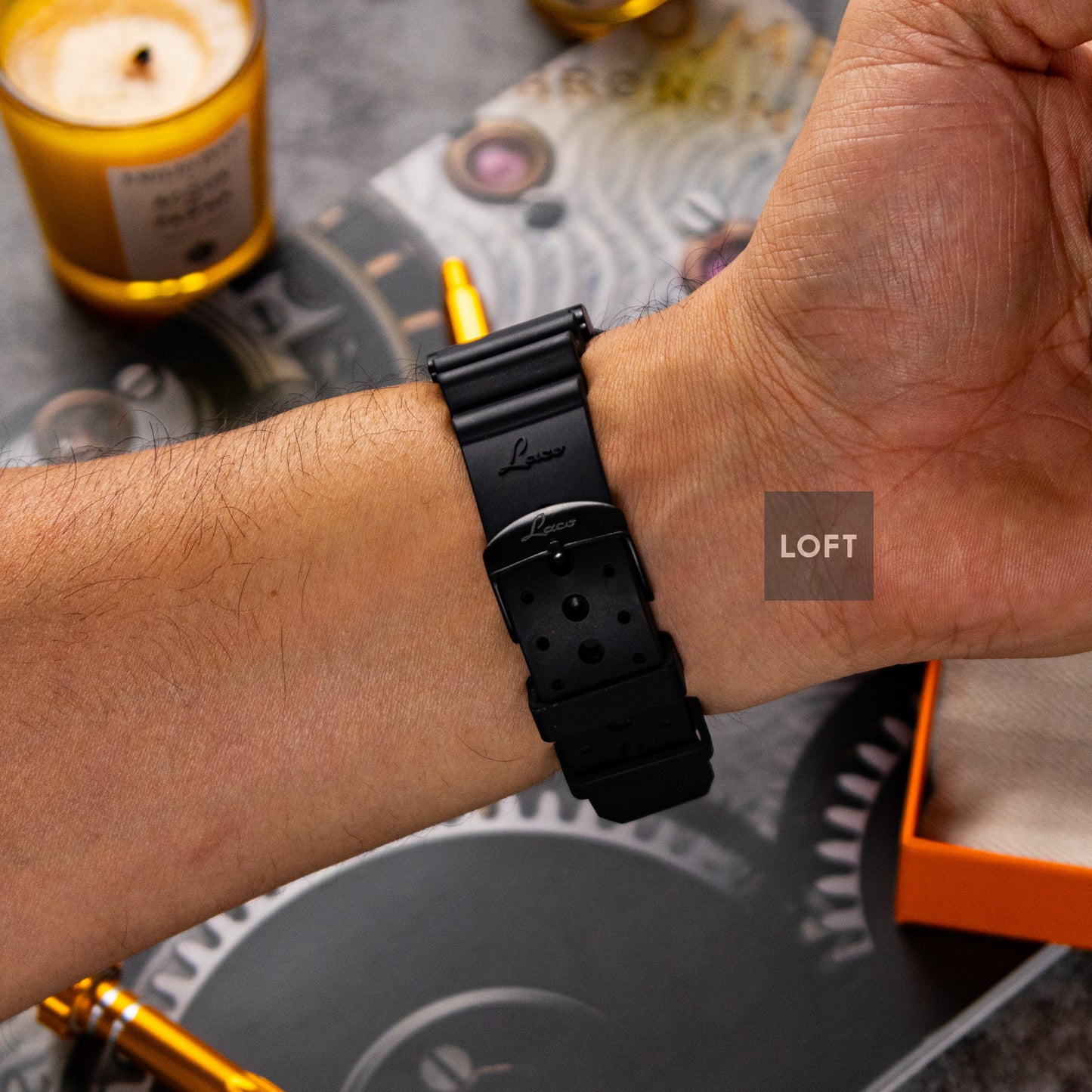 Laco Squad Atacama Quartz UTC Black PVD 46mm
