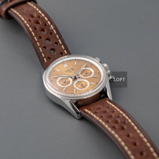 Heuer Carrera 1964 Lemania Salmon 36mm