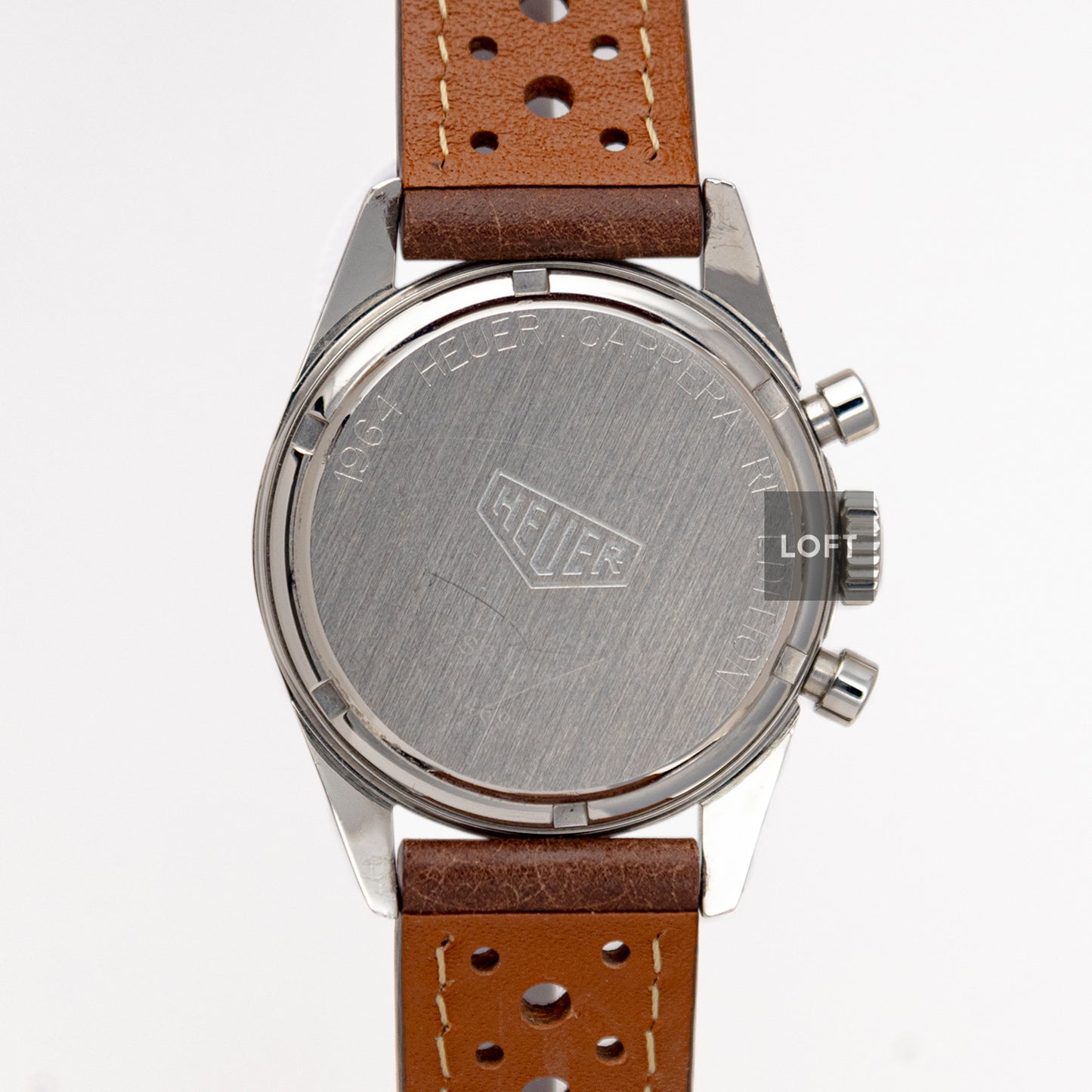 Heuer Carrera 1964 Lemania Salmon 36mm