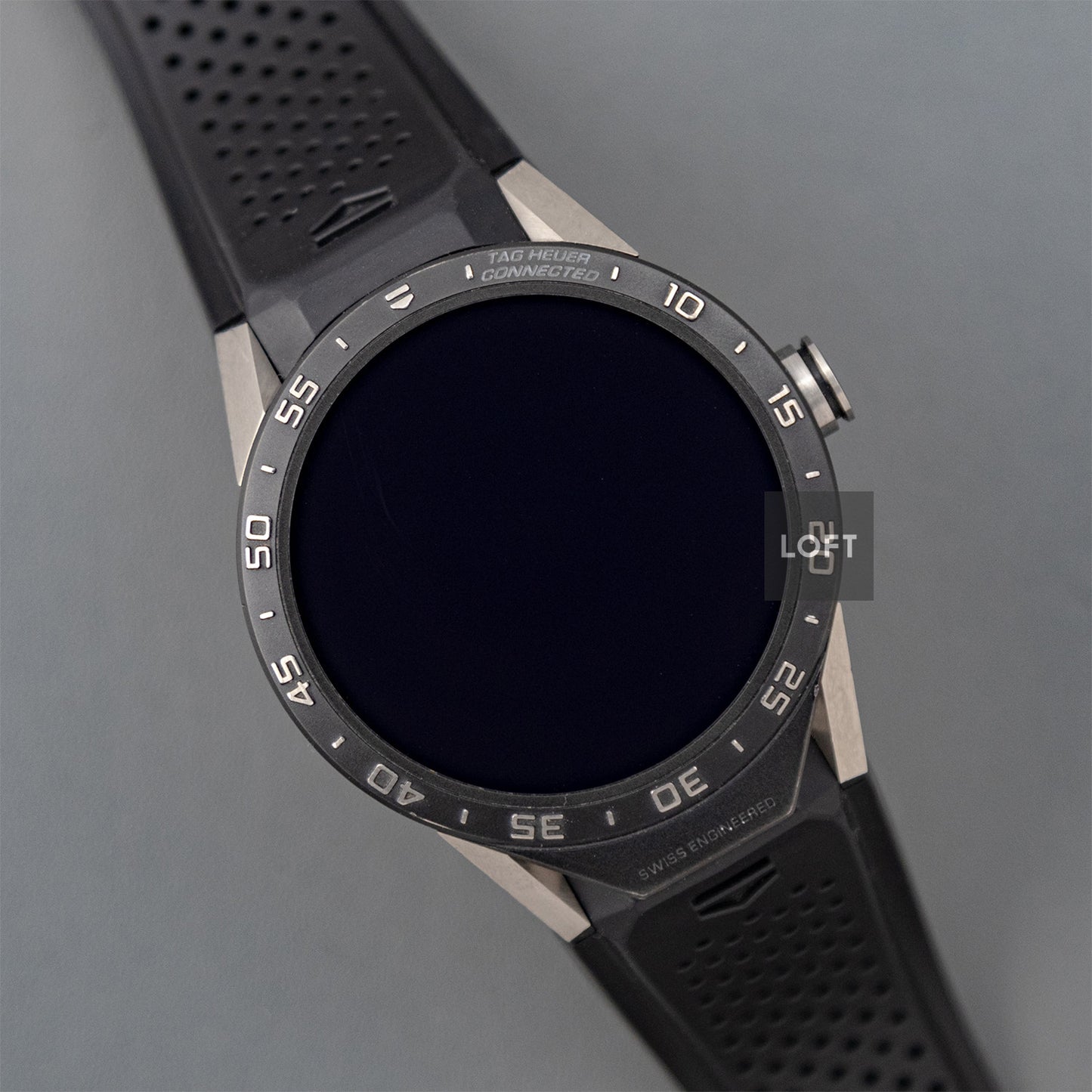 TAG Heuer Connected Calibre E4 Titanium Rubber Strap 45mm
