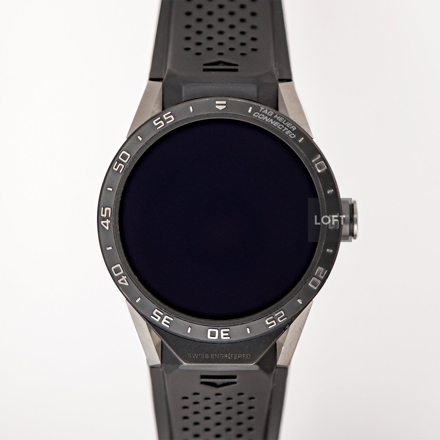 TAG Heuer Connected Calibre E4 Titanium Rubber Strap 45mm