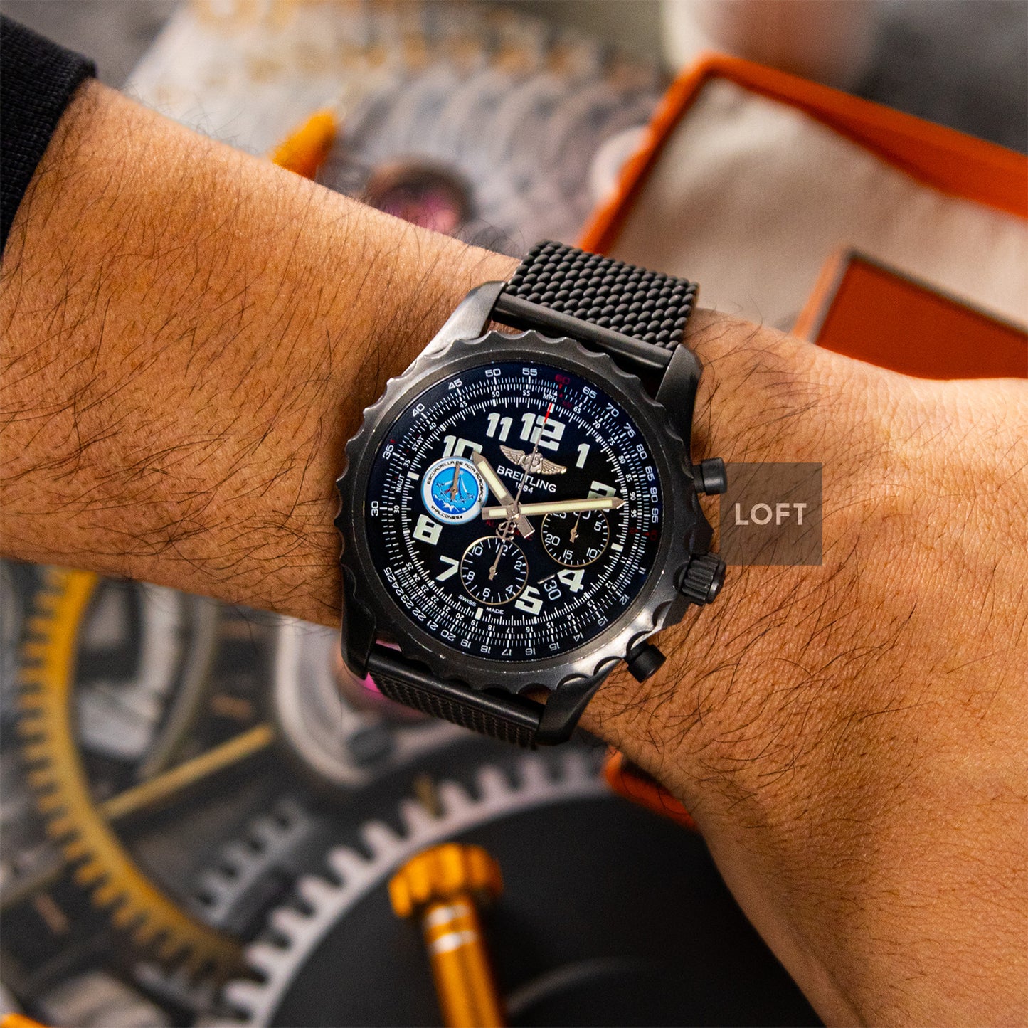 Breitling Chronospace Limited Edition Halcones FACH 46 mm