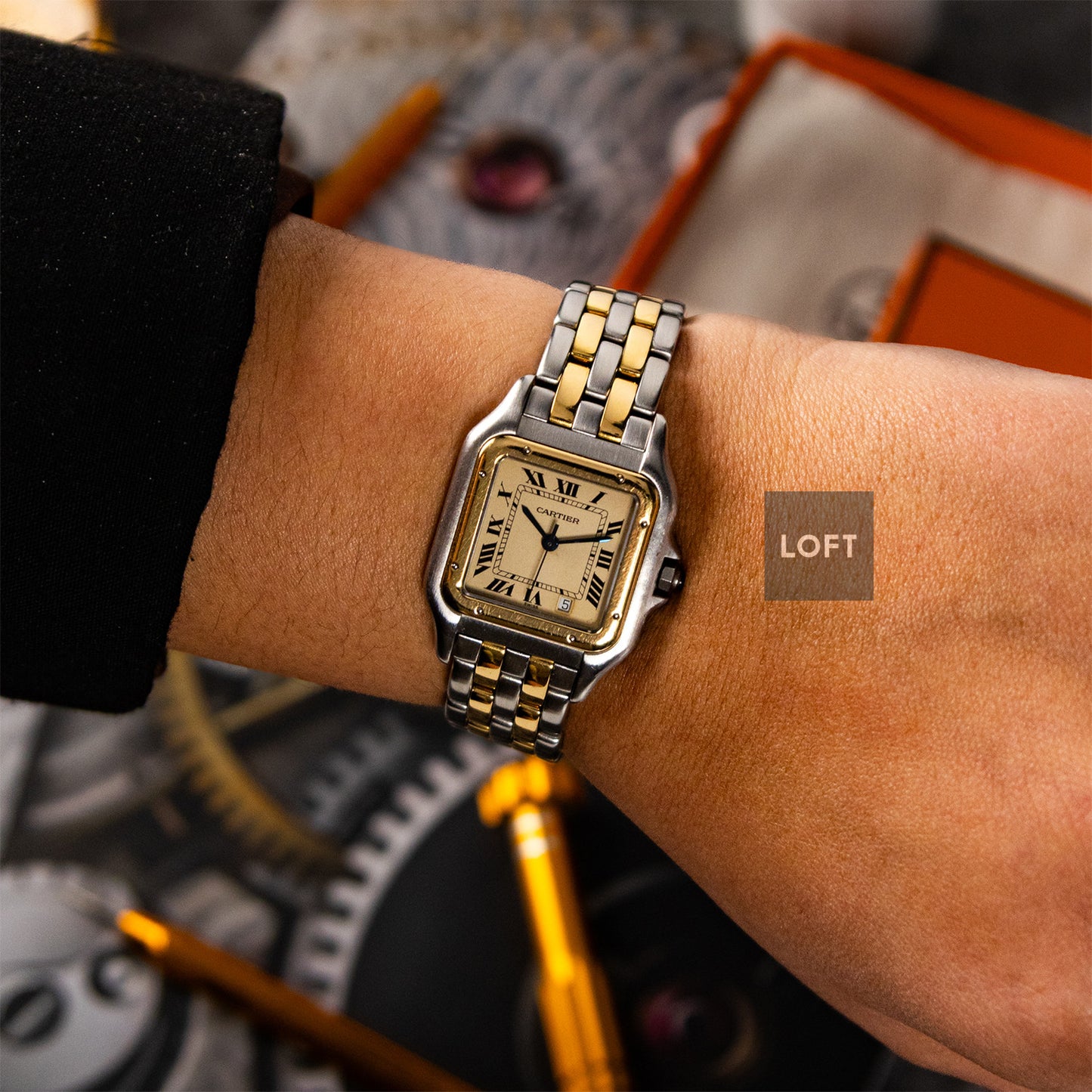 Cartier Panthère Date Quartz Yellow Gold / Steel 27mm