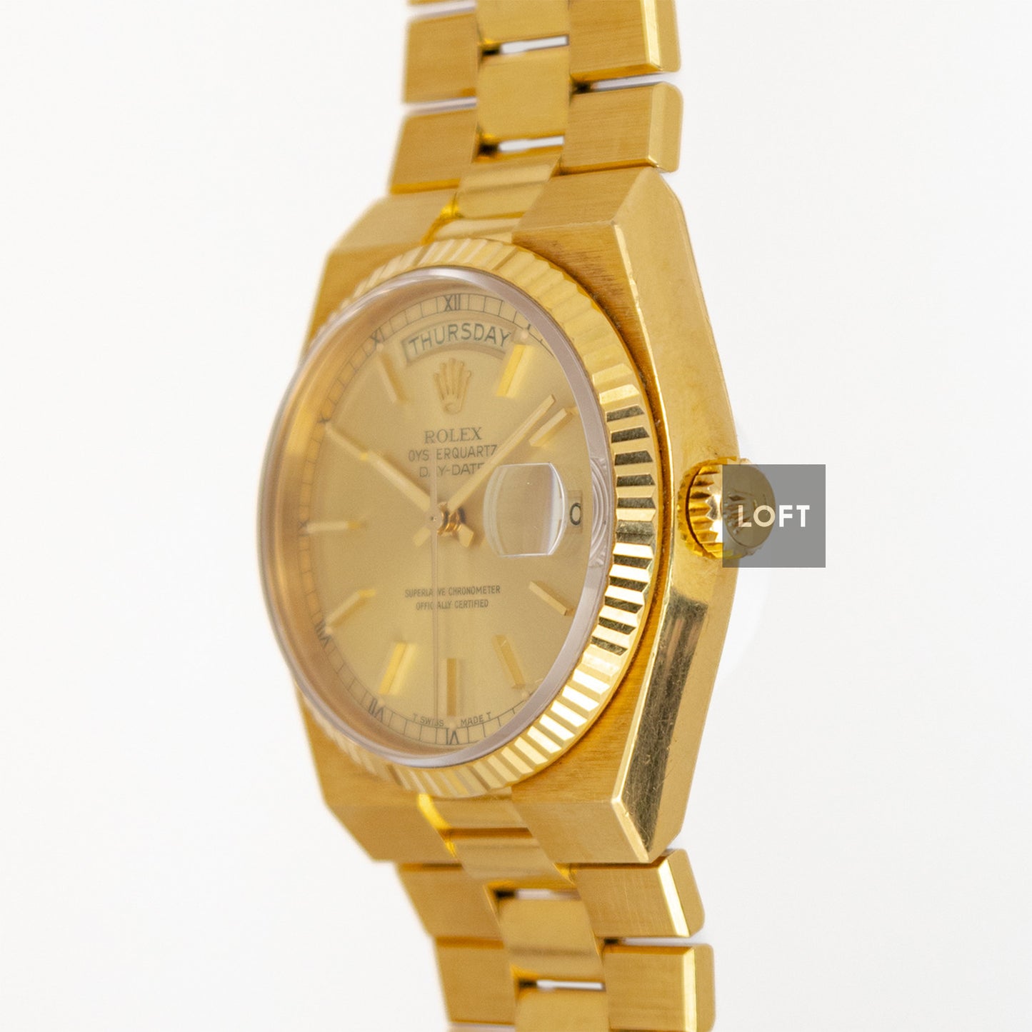 Rolex Oysterquartz Day-Date 19018 Yellow Gold 36mm