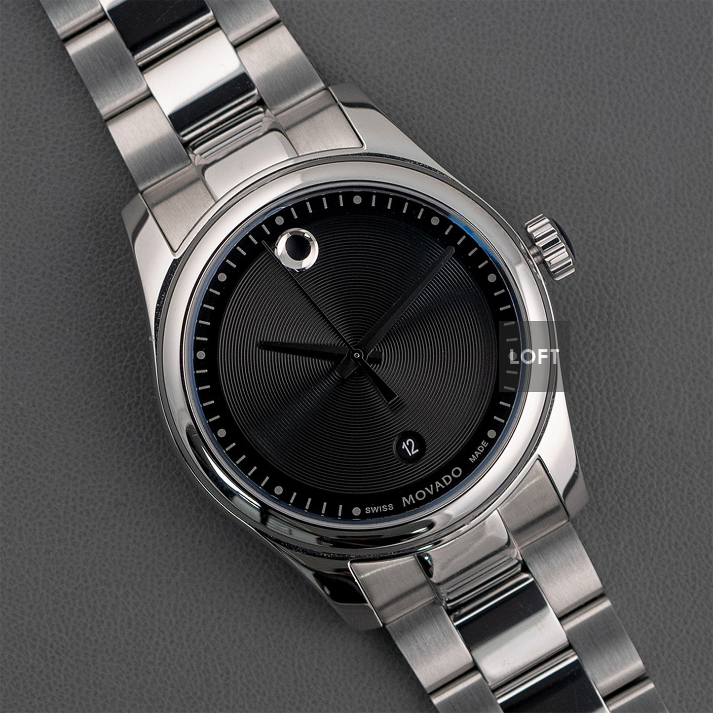 Movado Museum Sportivo Black Dial Quartz 40mm