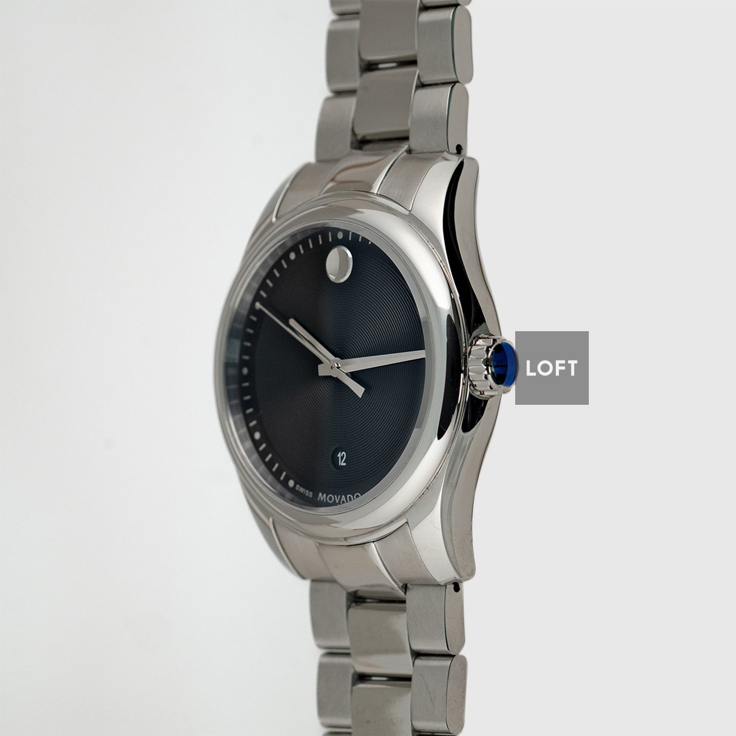Movado Museum Sportivo Black Dial Quartz 40mm