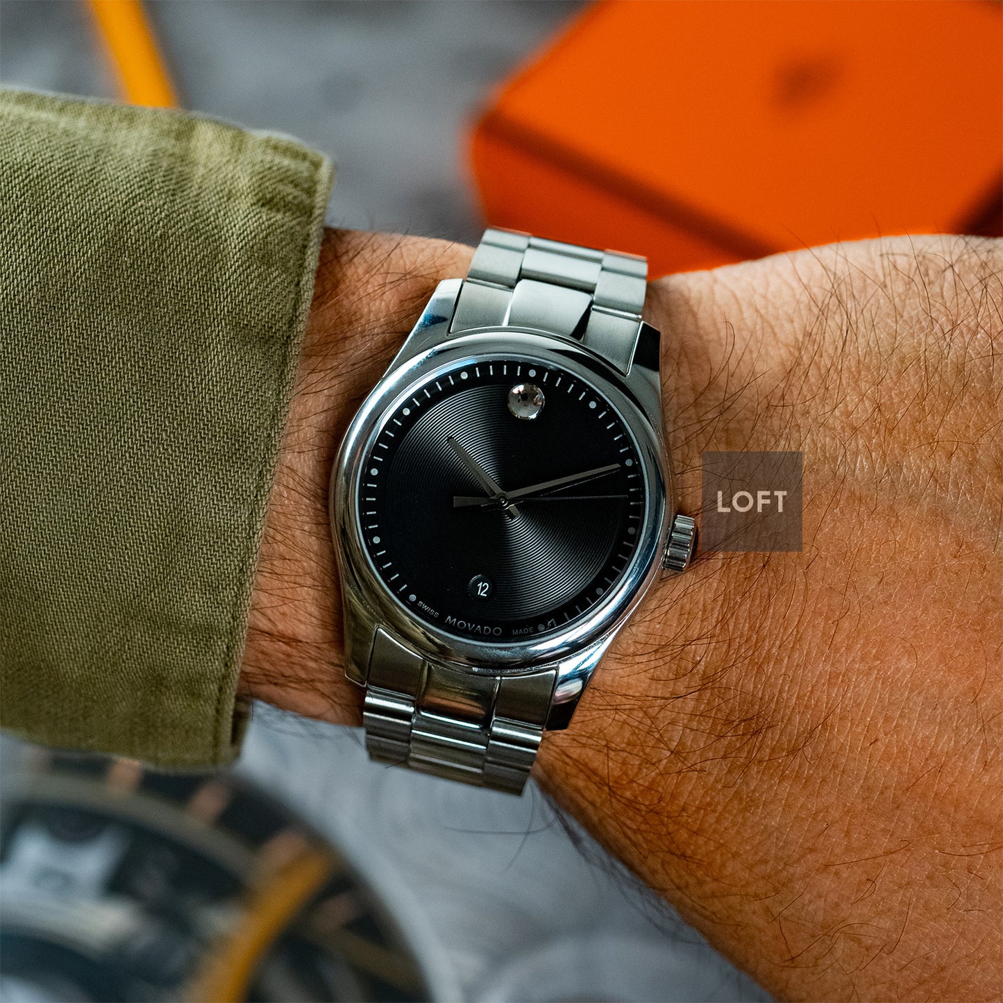 Movado Museum Sportivo Black Dial Quartz 40mm