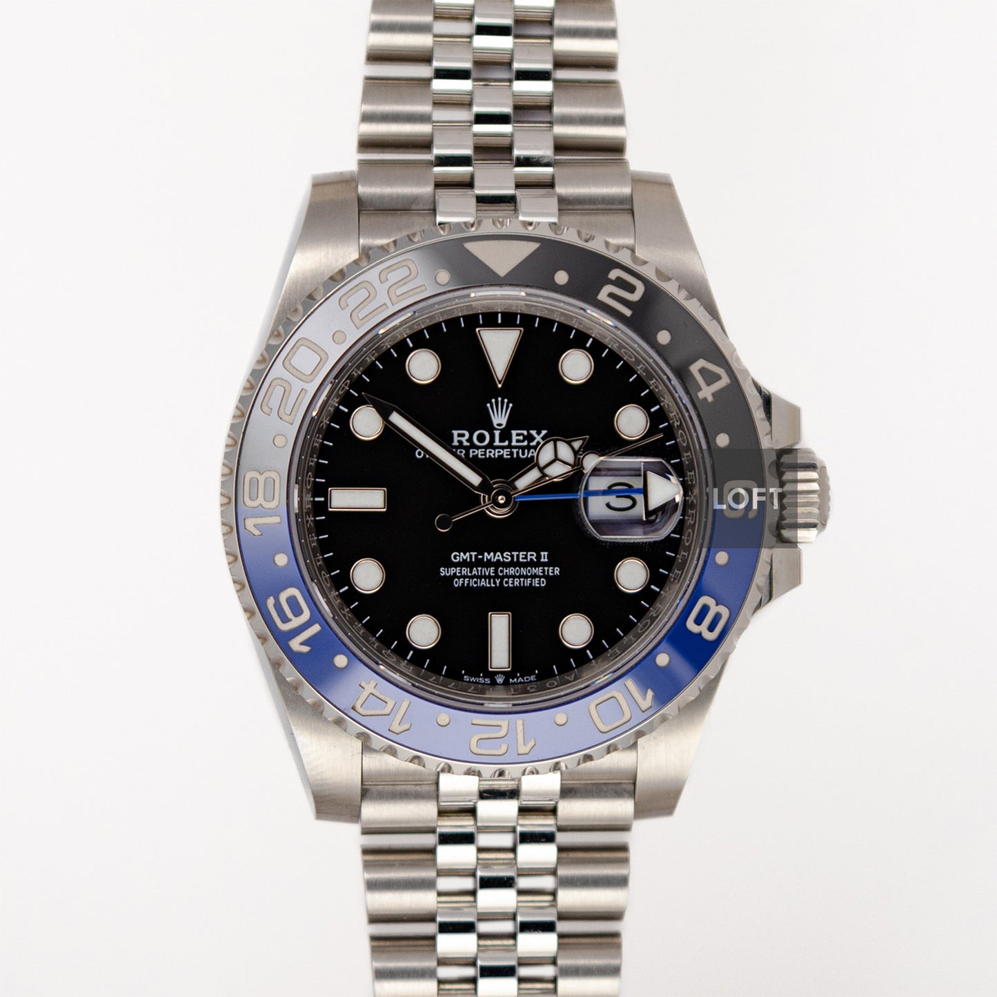 Rolex GMT-Master II 126710 Jubilee "Batman" 40mm