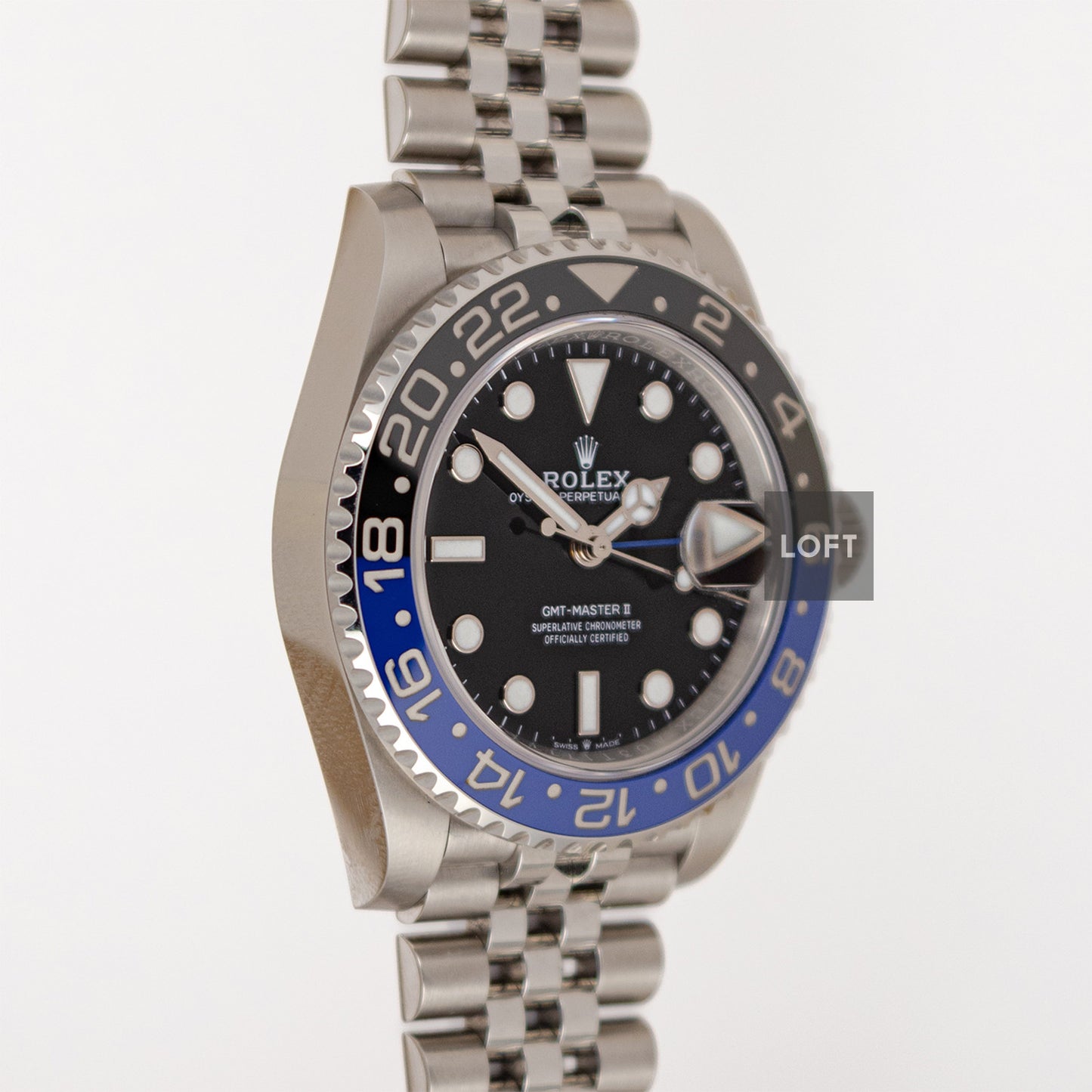 Rolex GMT-Master II 126710 Jubilee "Batman" 40mm