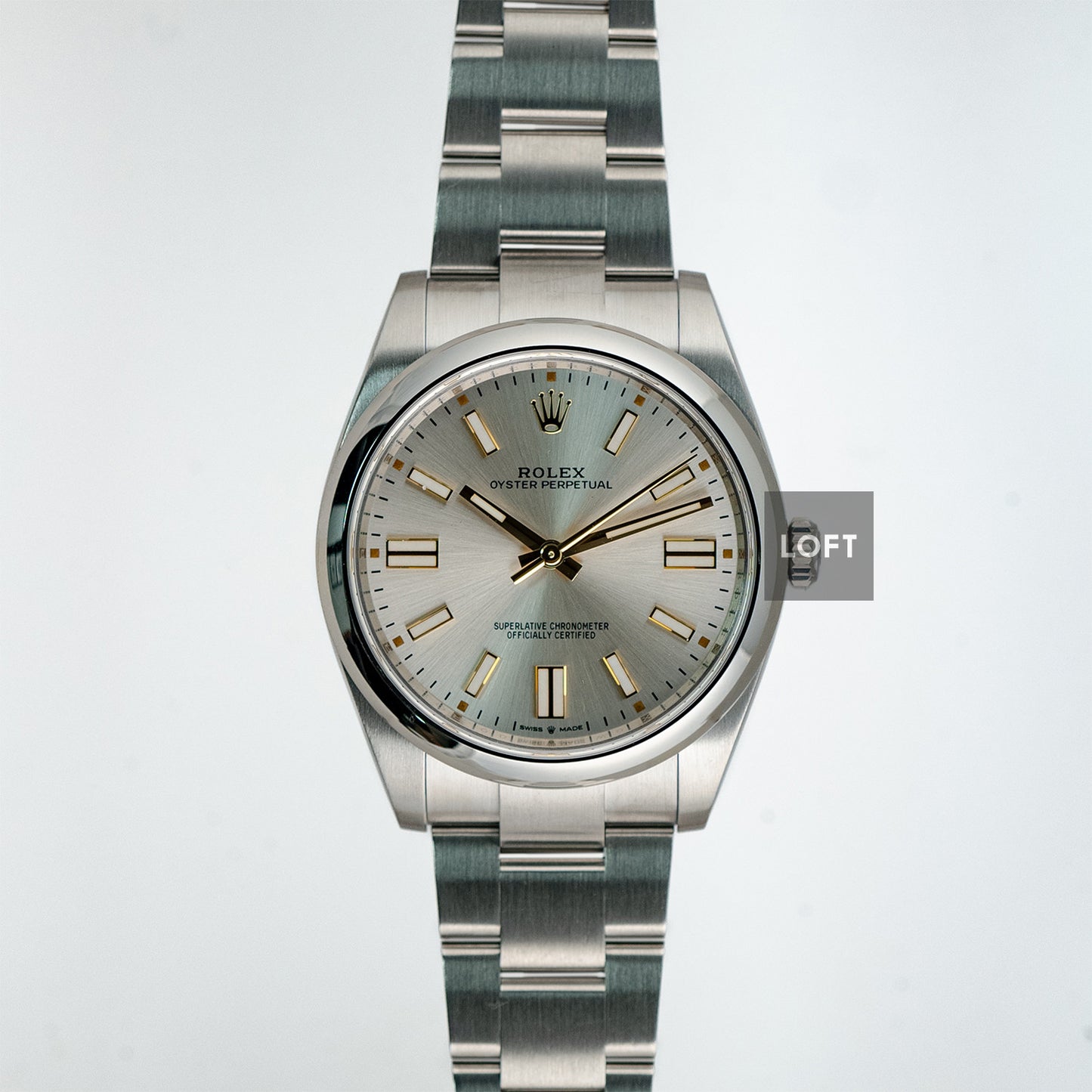 Rolex Oyster Perpetual 124300 Silver Dial 41mm