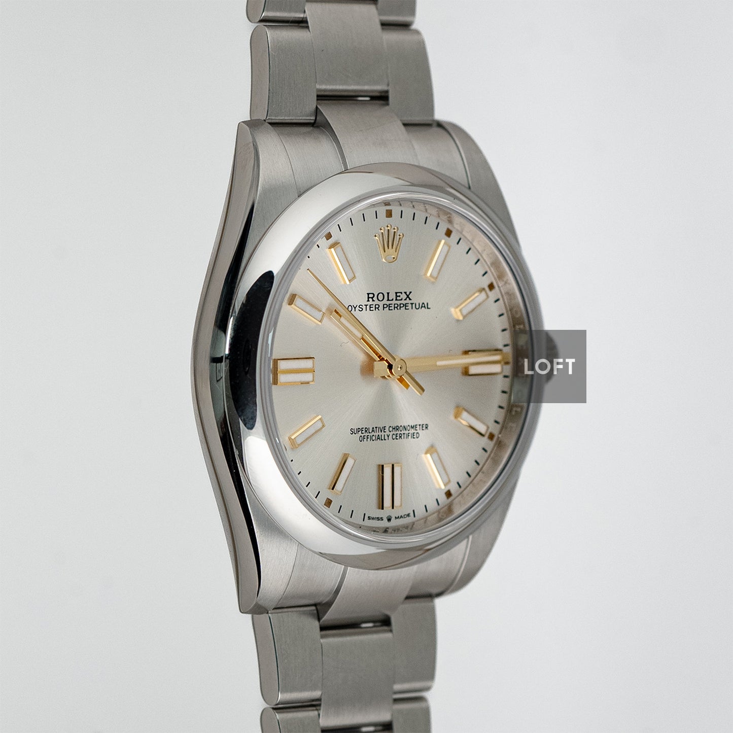 Rolex Oyster Perpetual 124300 Silver Dial 41mm