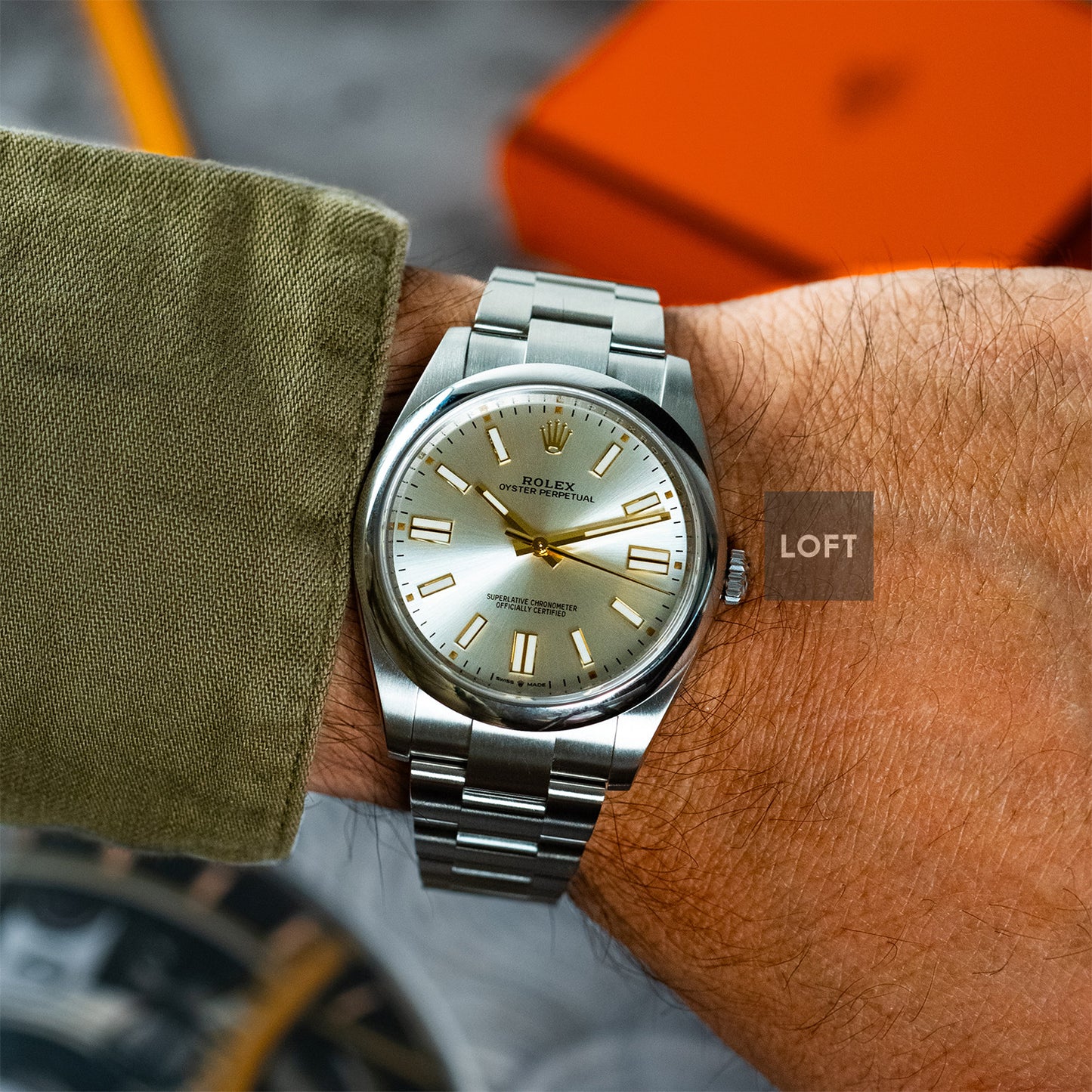Rolex Oyster Perpetual 124300 Silver Dial 41mm