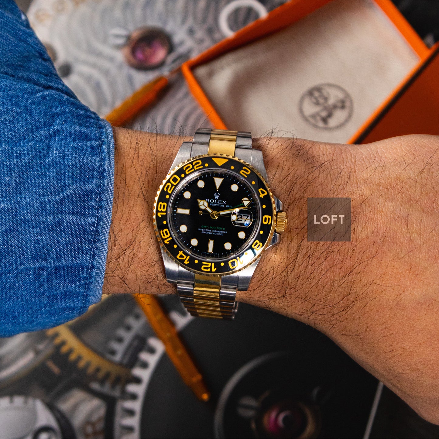 Rolex GMT-Master II 116713 Rolesor Black 40mm