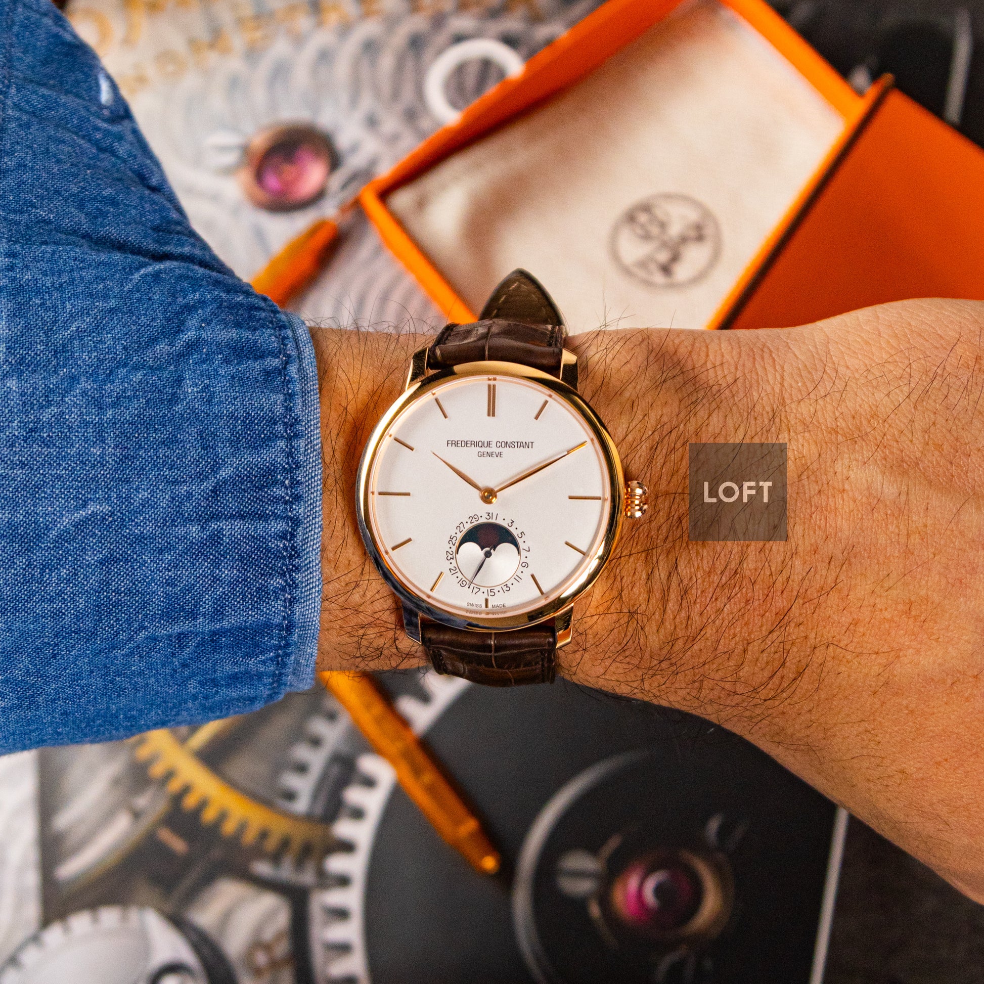 Frederique Constant Manufacture Slimline Moonphase 42mm