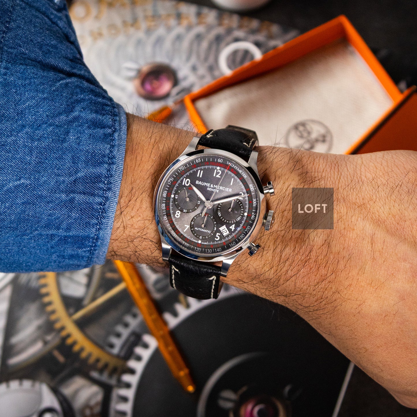 Baume & Mercier Capeland Chronograph Grey 42mm