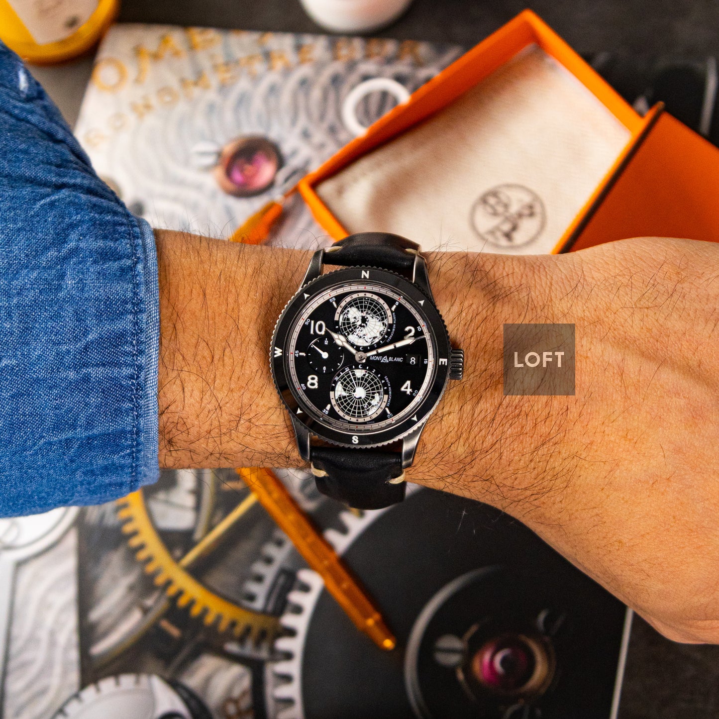 Montblanc 1858 Geosphere Ultrablack Limited Ed. 42mm