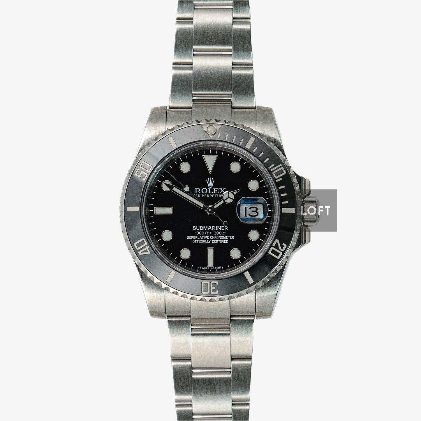 Rolex Submariner Date 116610 Oystersteel 40mm