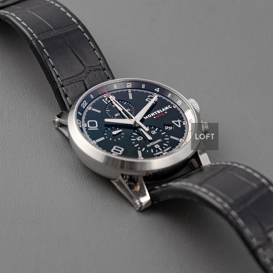 Montblanc TimeWalker Chrono Voyager UTC Black 43mm