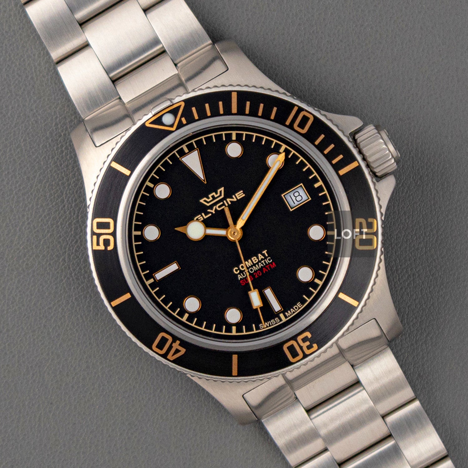 Glycine Combat Sub 42 Sport Automatic 42mm โ LOFT