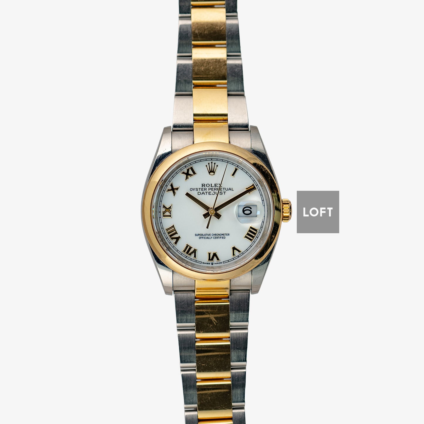 Rolex Datejust 126203 Two-Tone Roman Oyster 36mm