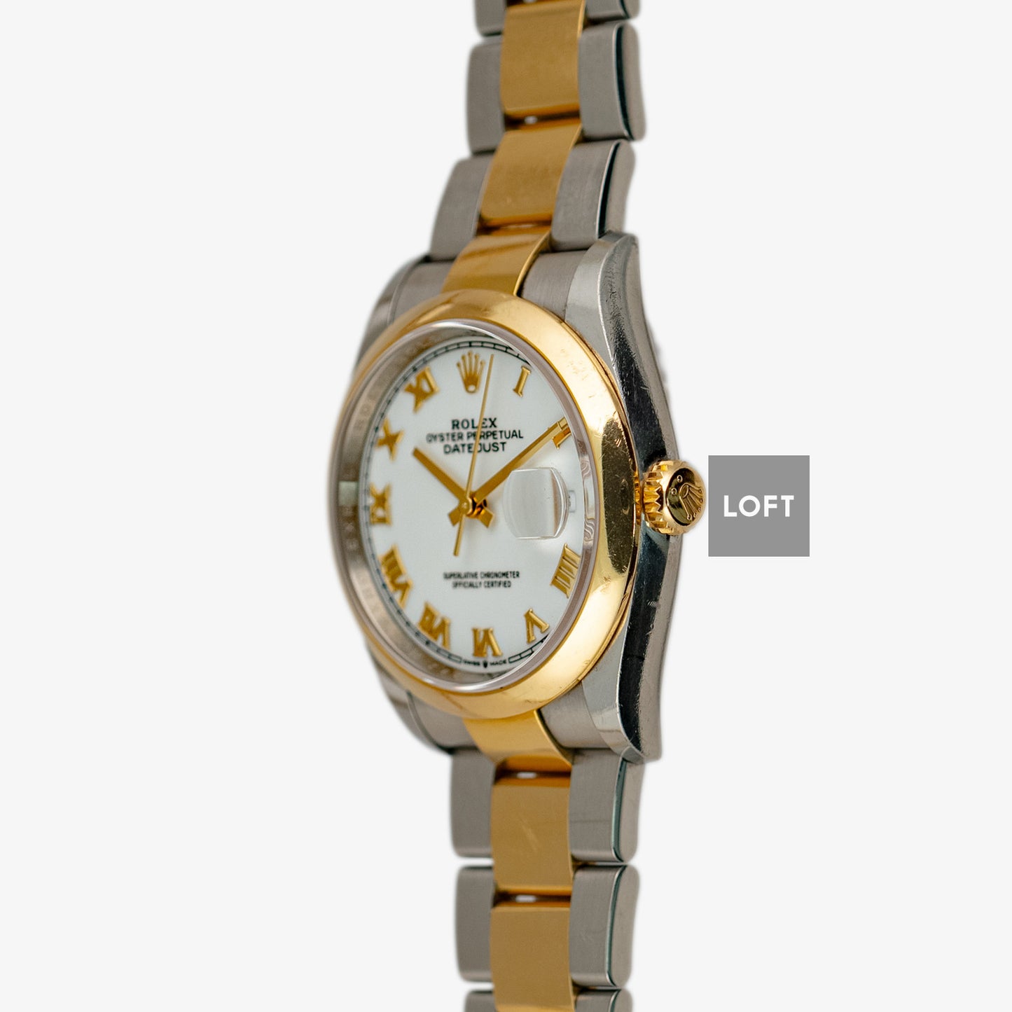 Rolex Datejust 126203 Two-Tone Roman Oyster 36mm