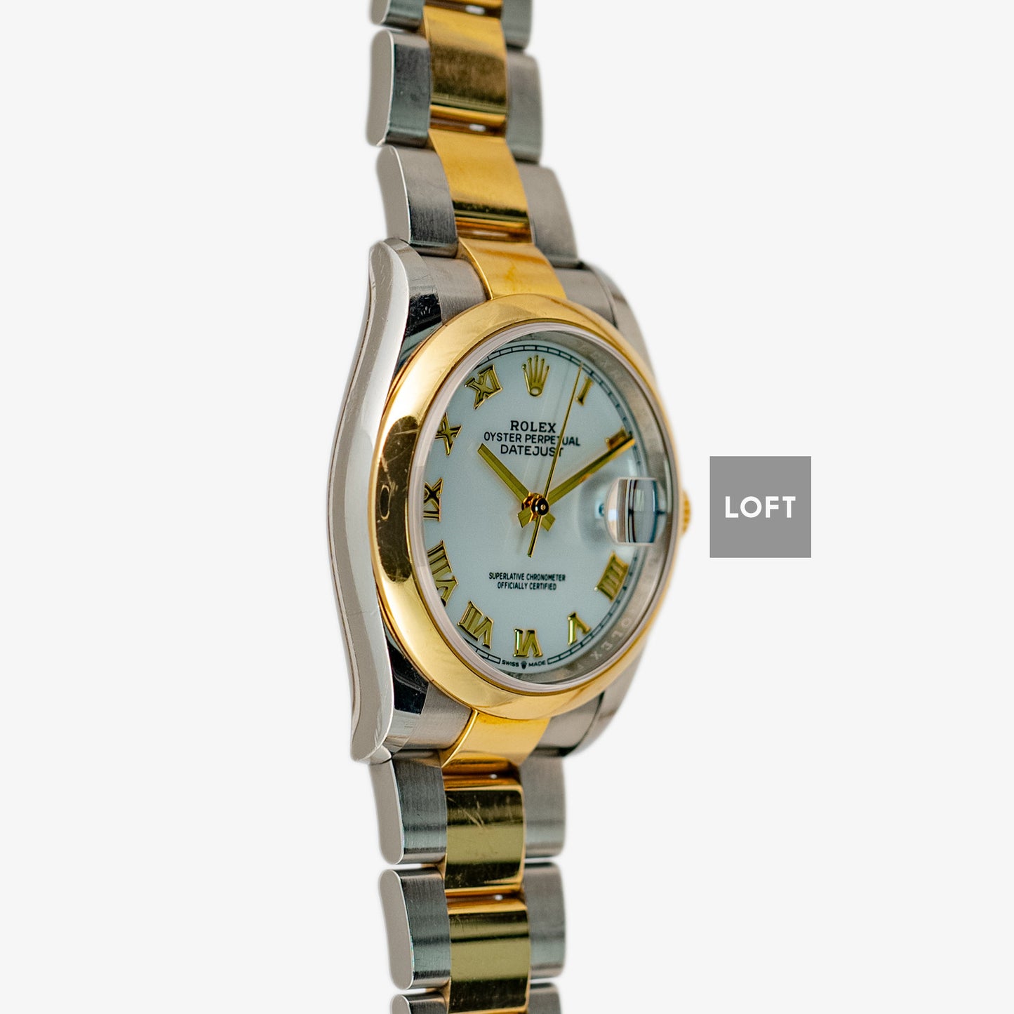 Rolex Datejust 126203 Two-Tone Roman Oyster 36mm