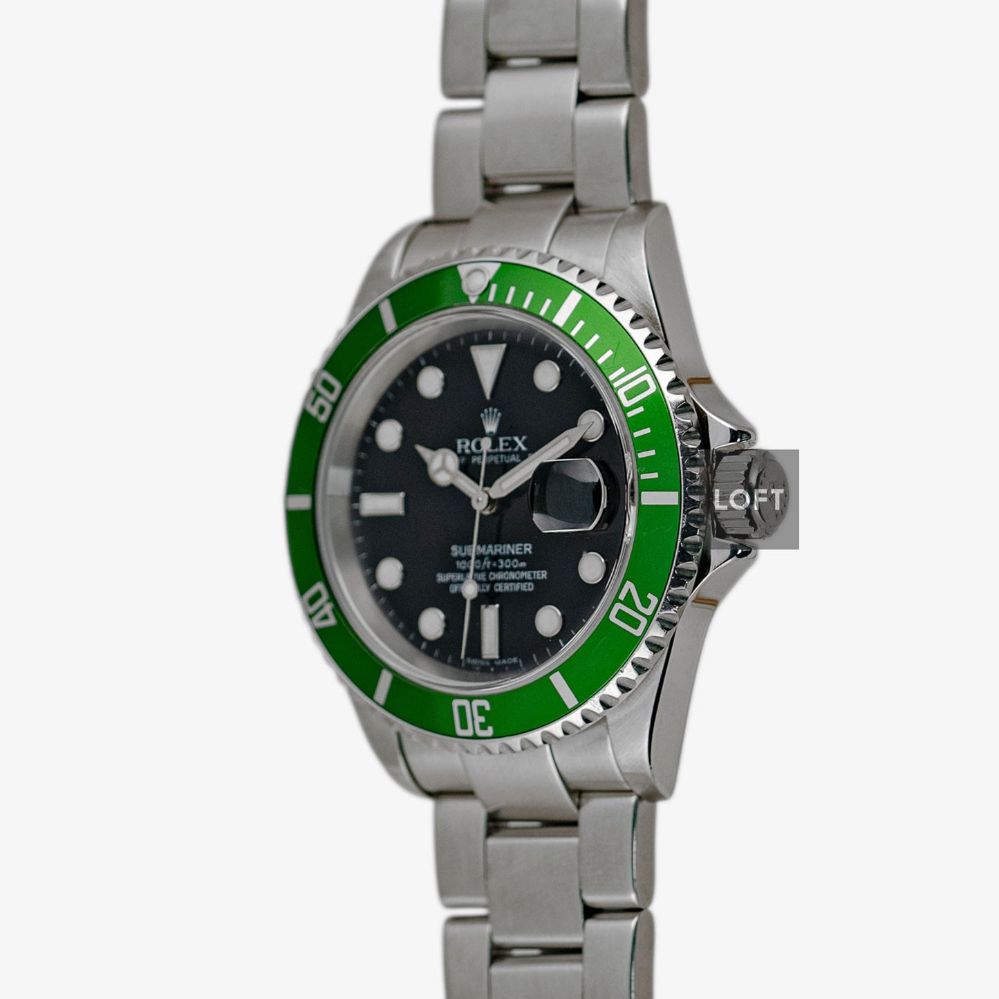 Rolex Submariner Date 16610 Kermit 40mm