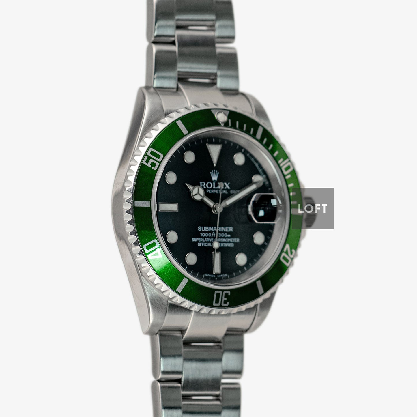 Rolex Submariner Date 16610 Kermit 40mm