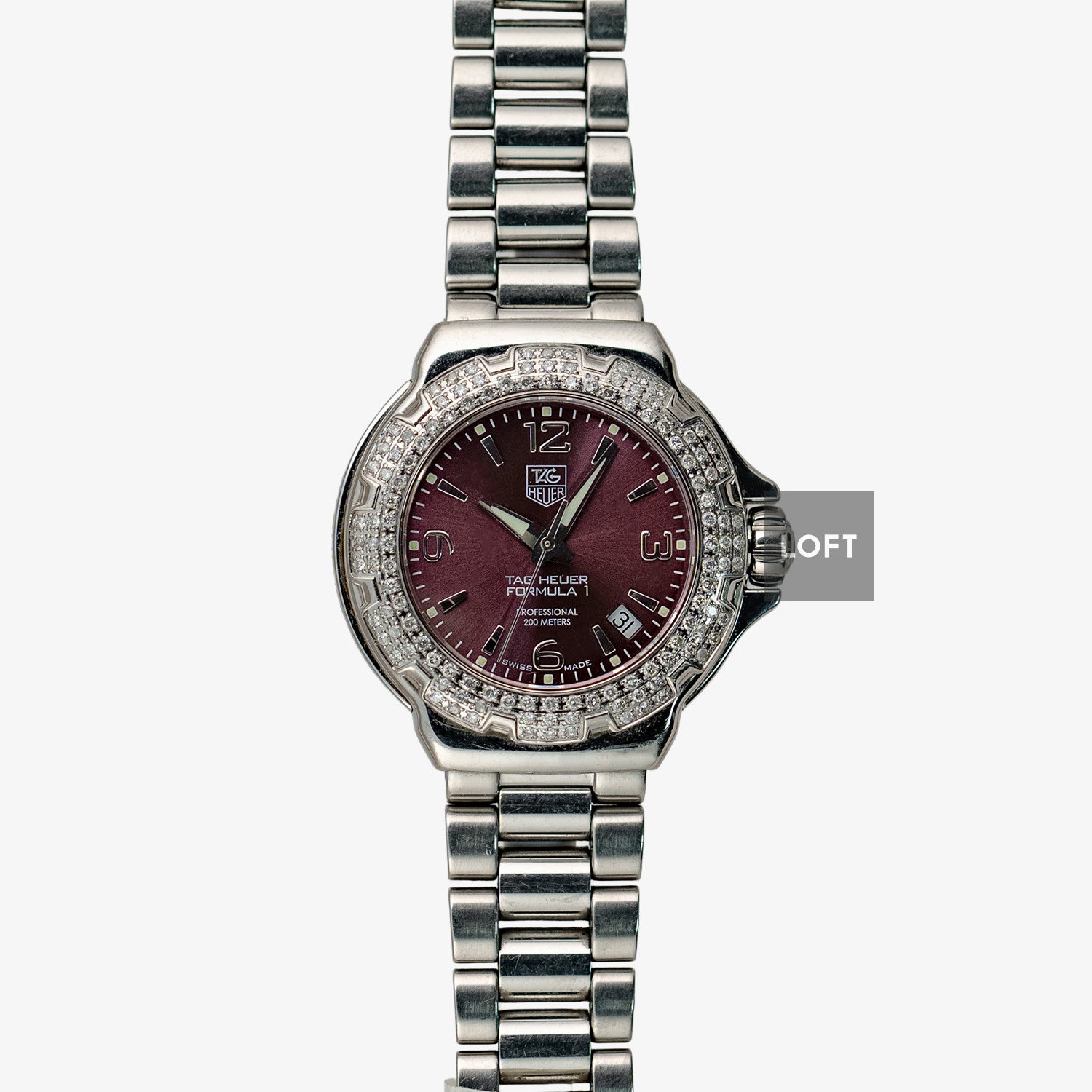 TAG Heuer Formula 1 Lady Quartz Burgundy 36mm