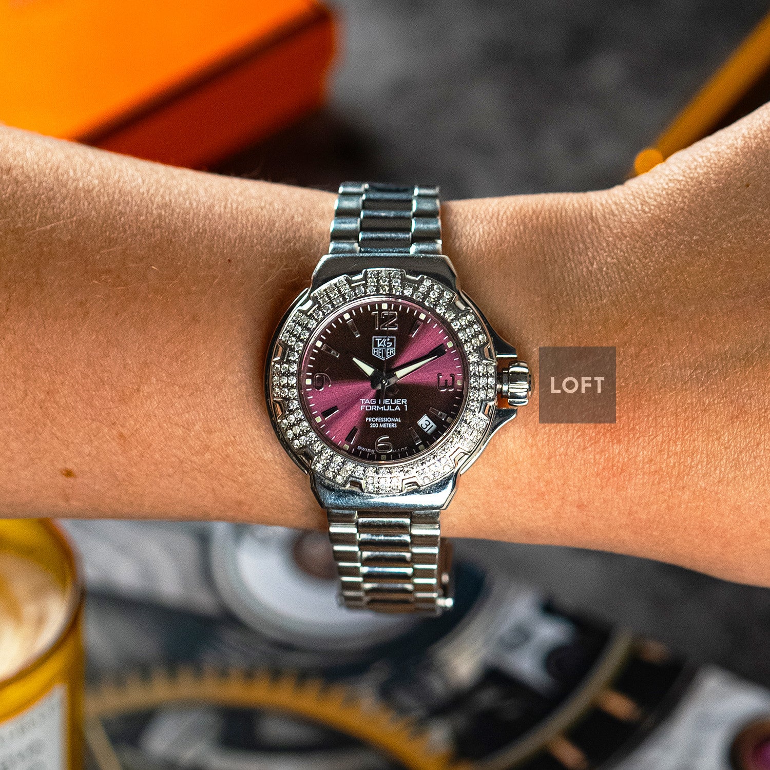 TAG Heuer Formula 1 Lady Quartz Burgundy 36mm