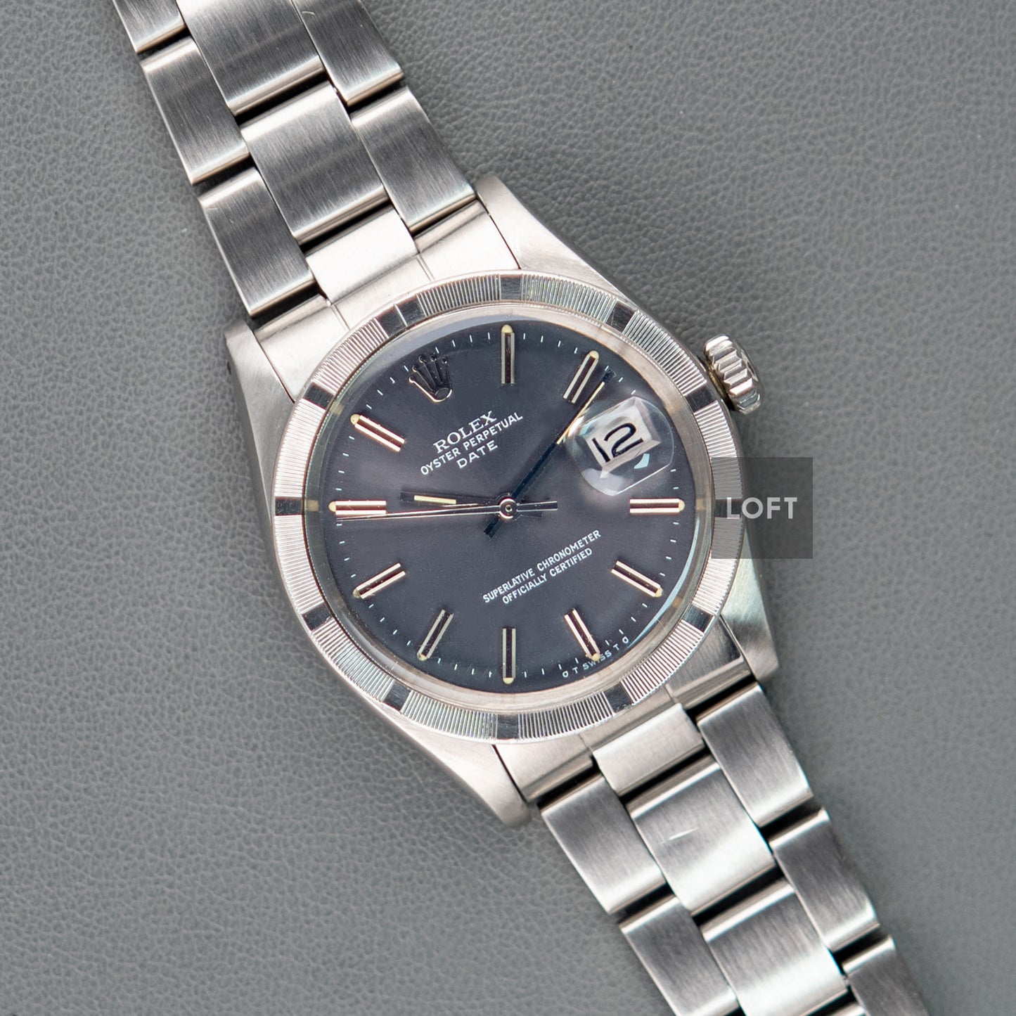 Rolex Oyster Perpetual Date 1501 Grey Dial 34mm