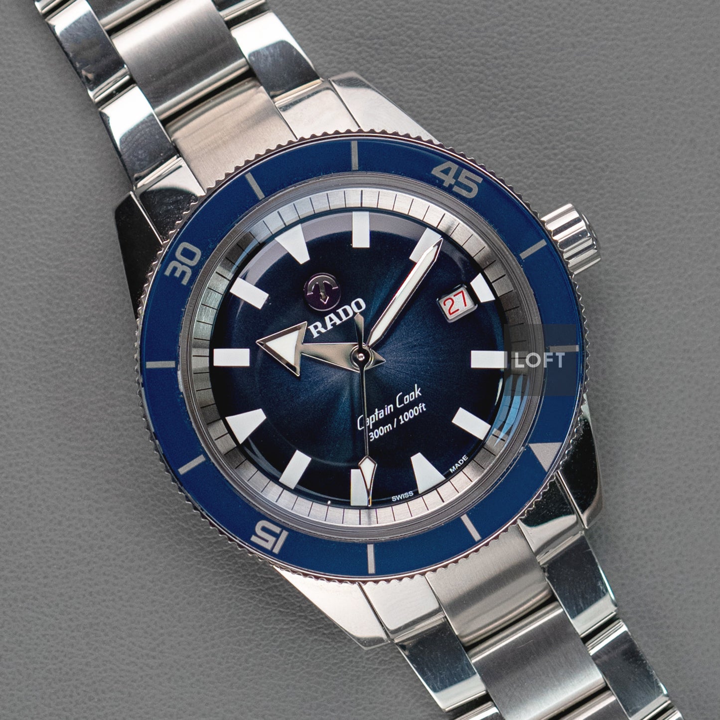 Rado Captain Cook Automatic Blue Steel 42mm
