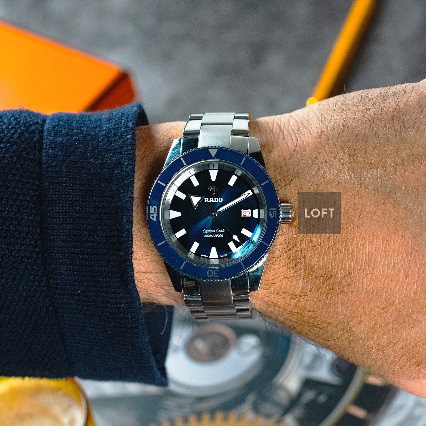 Rado Captain Cook Automatic Blue Steel 42mm