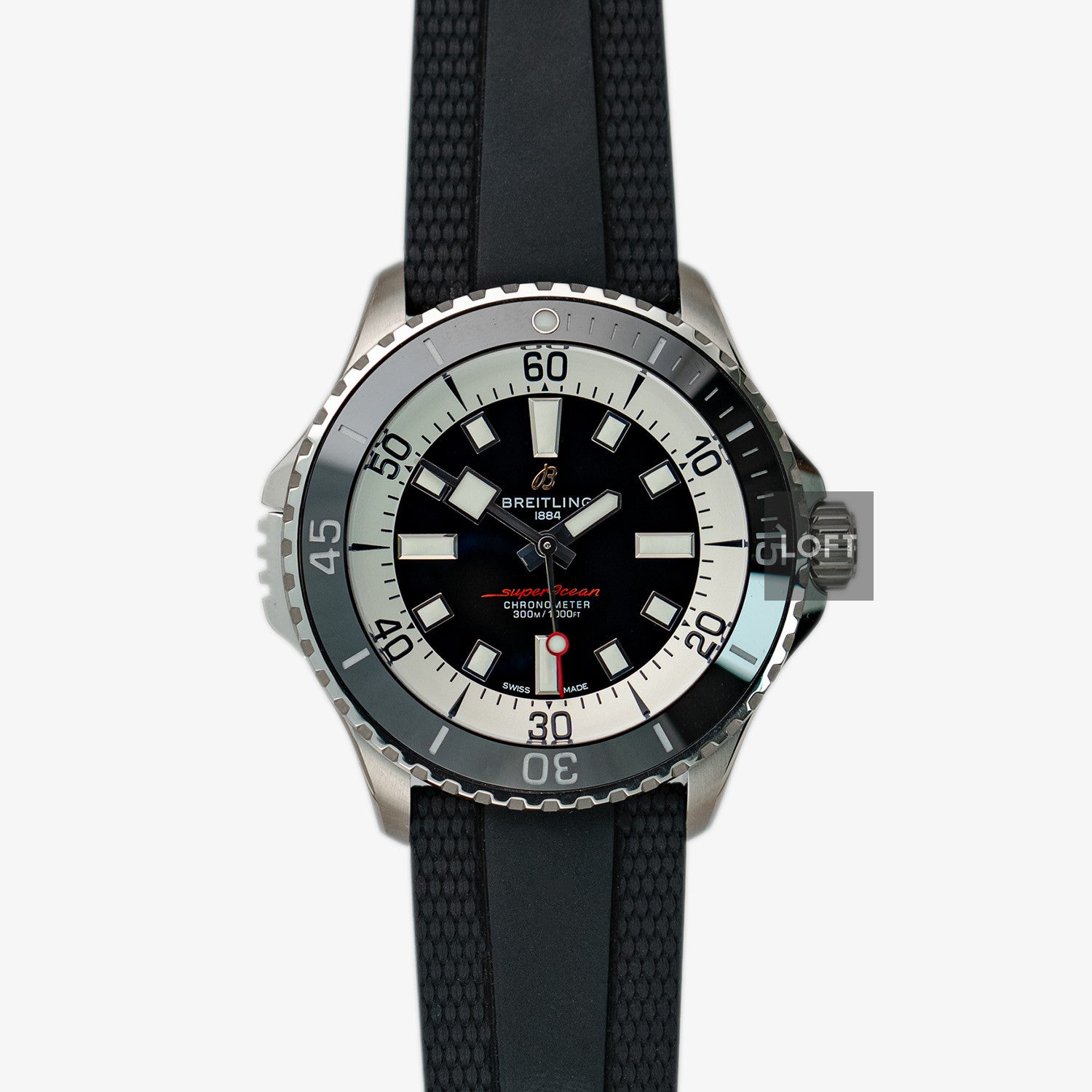 Breitling Superocean Automatic Black Rubber 46mm