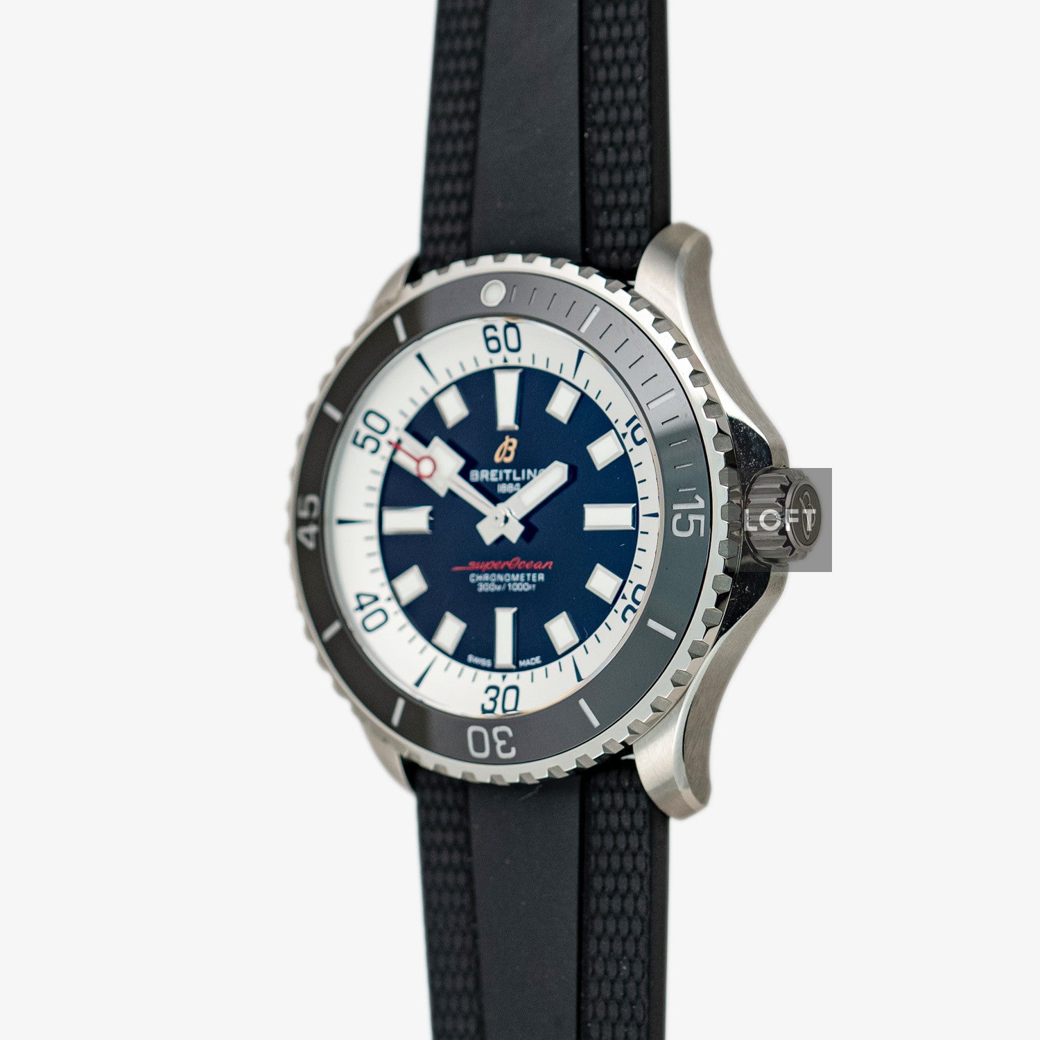 Breitling Superocean Automatic Black Rubber 46mm