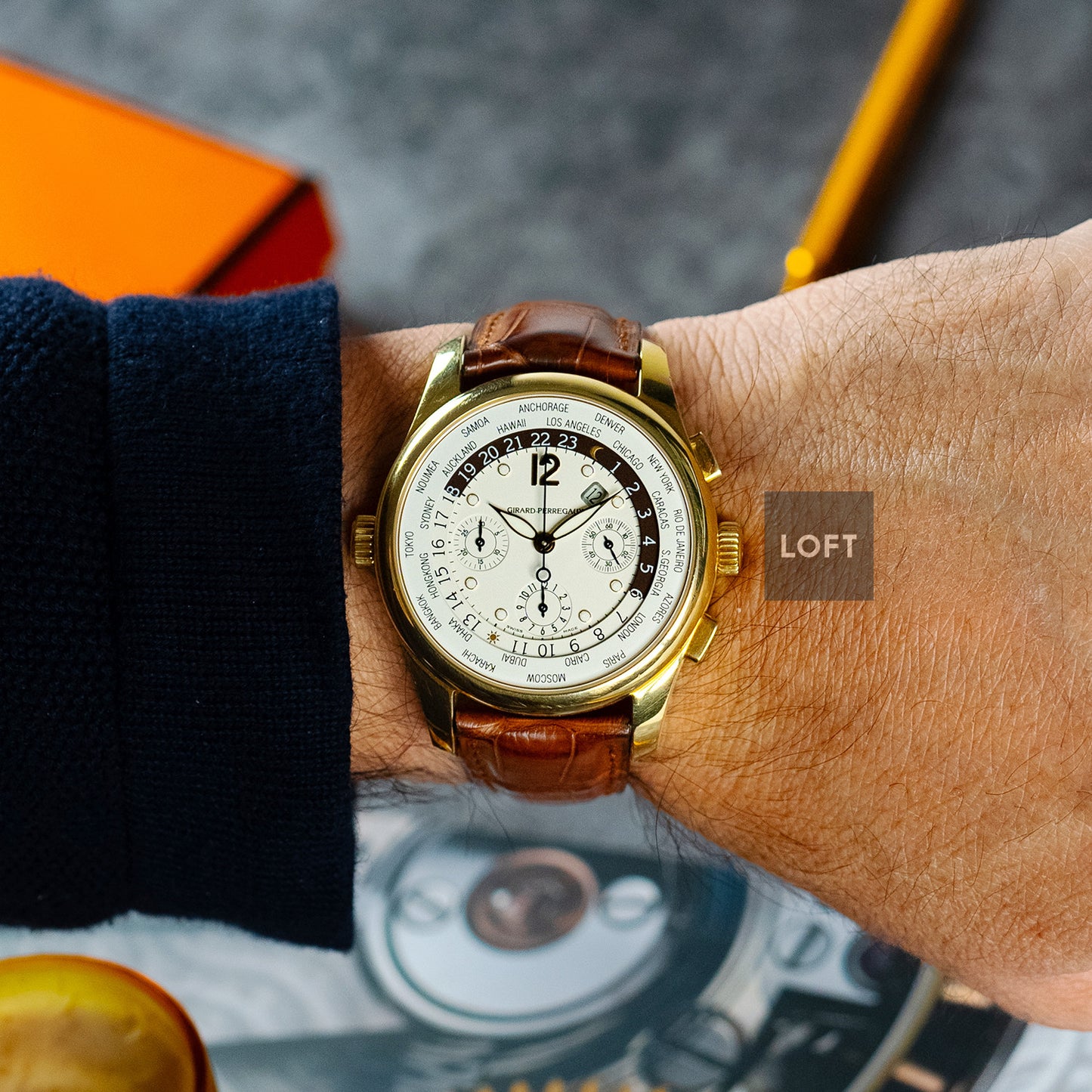 Girard-Perregaux World Time Chronograph 43mm