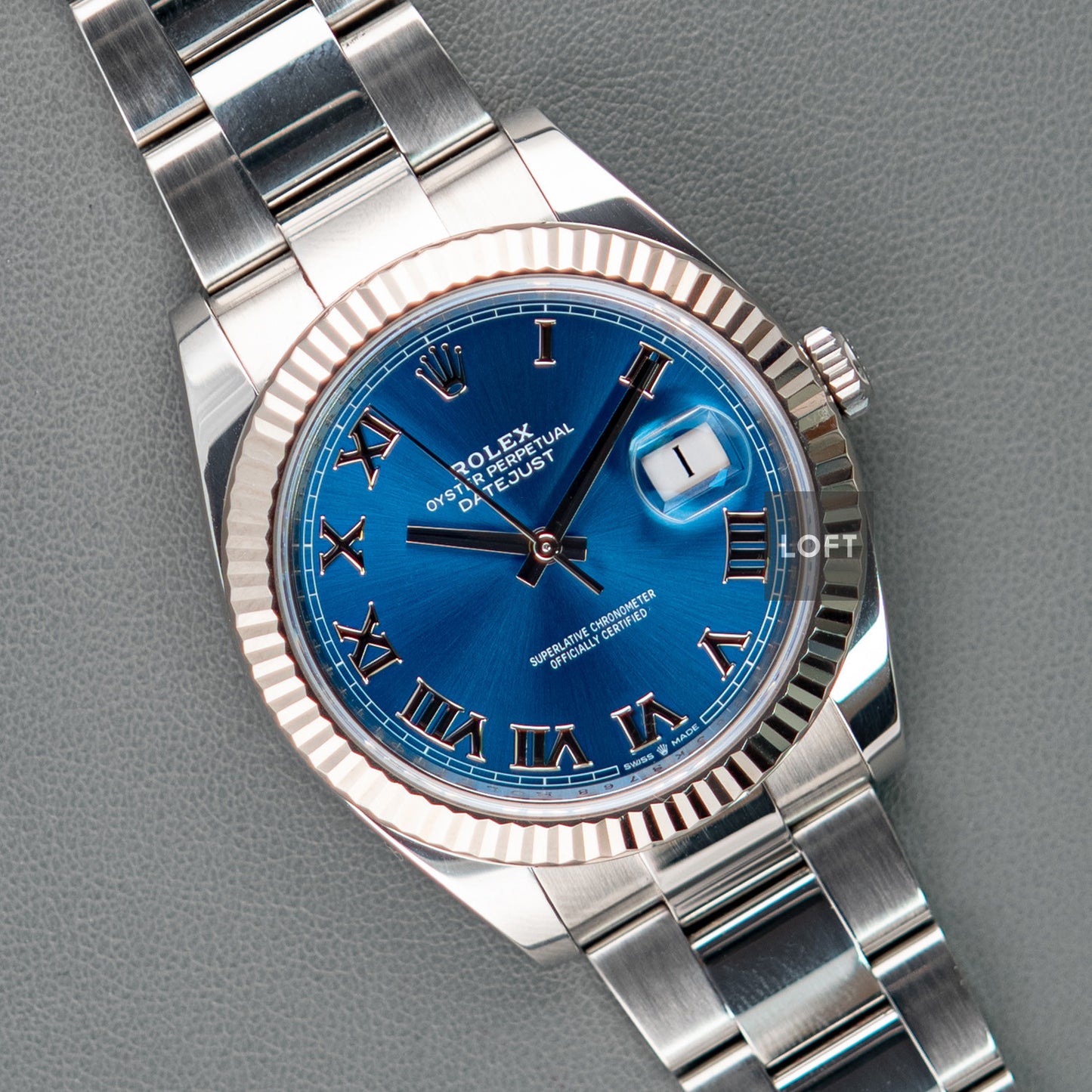 Rolex Datejust 41 ref. 126334 Blue Roman 41mm