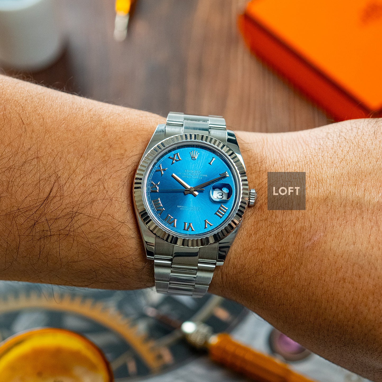 Rolex Datejust 41 ref. 126334 Blue Roman 41mm