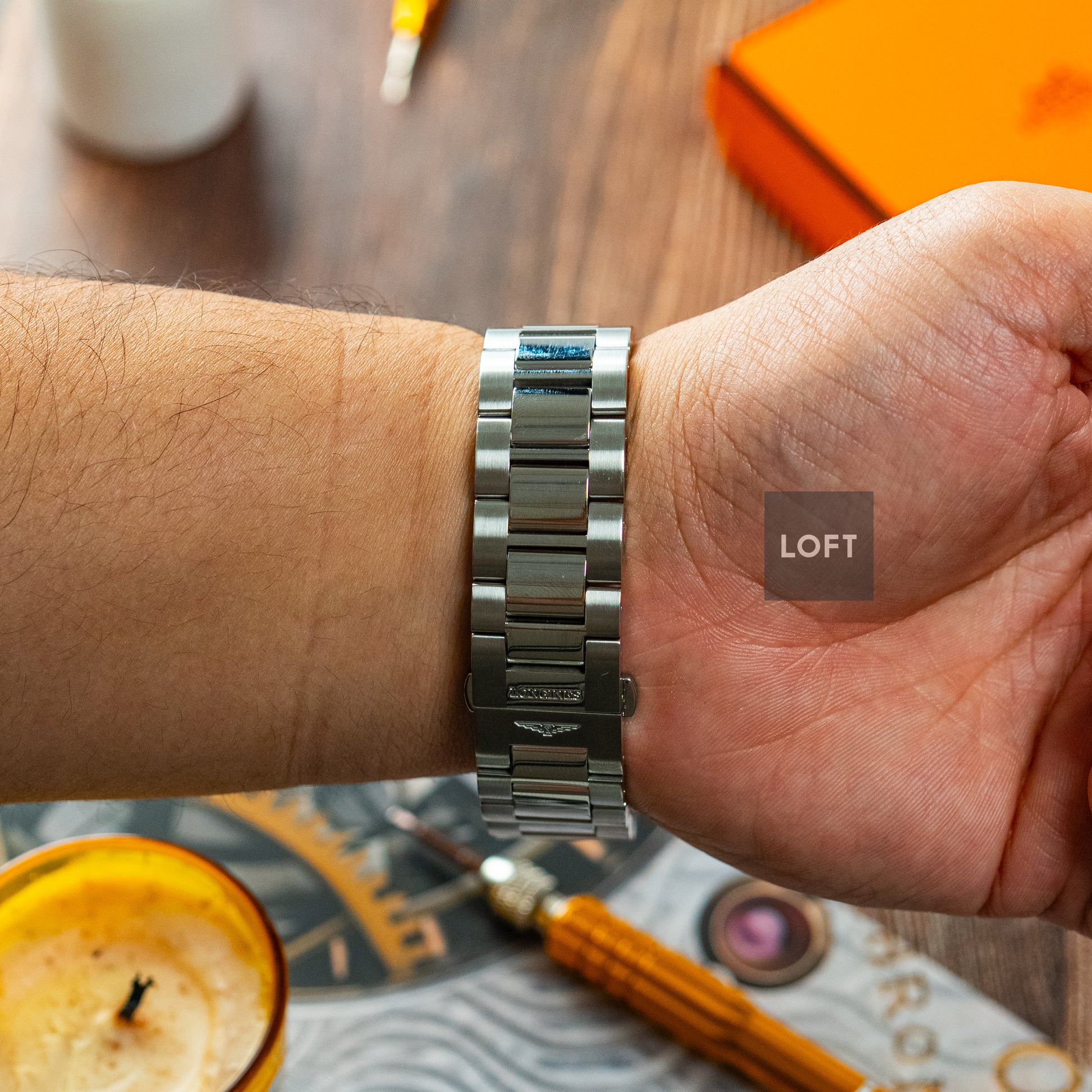 Longines Conquest Quartz Blue Sunburst Dial 41mm