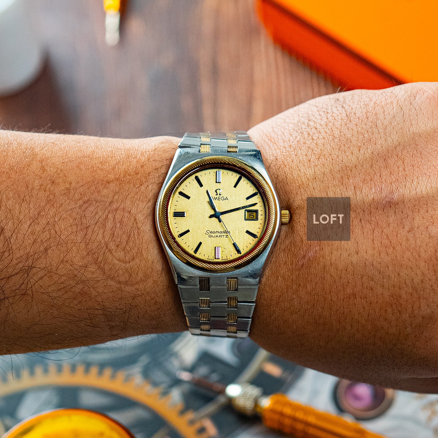 Omega Seamaster Quartz Two-Tone Vintage 36mm