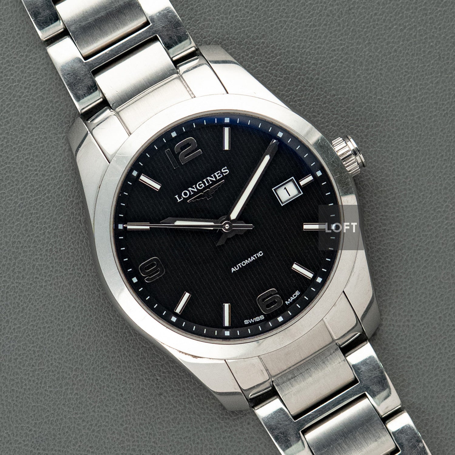 Longines Conquest Classic Automatic Black Dial 40mm