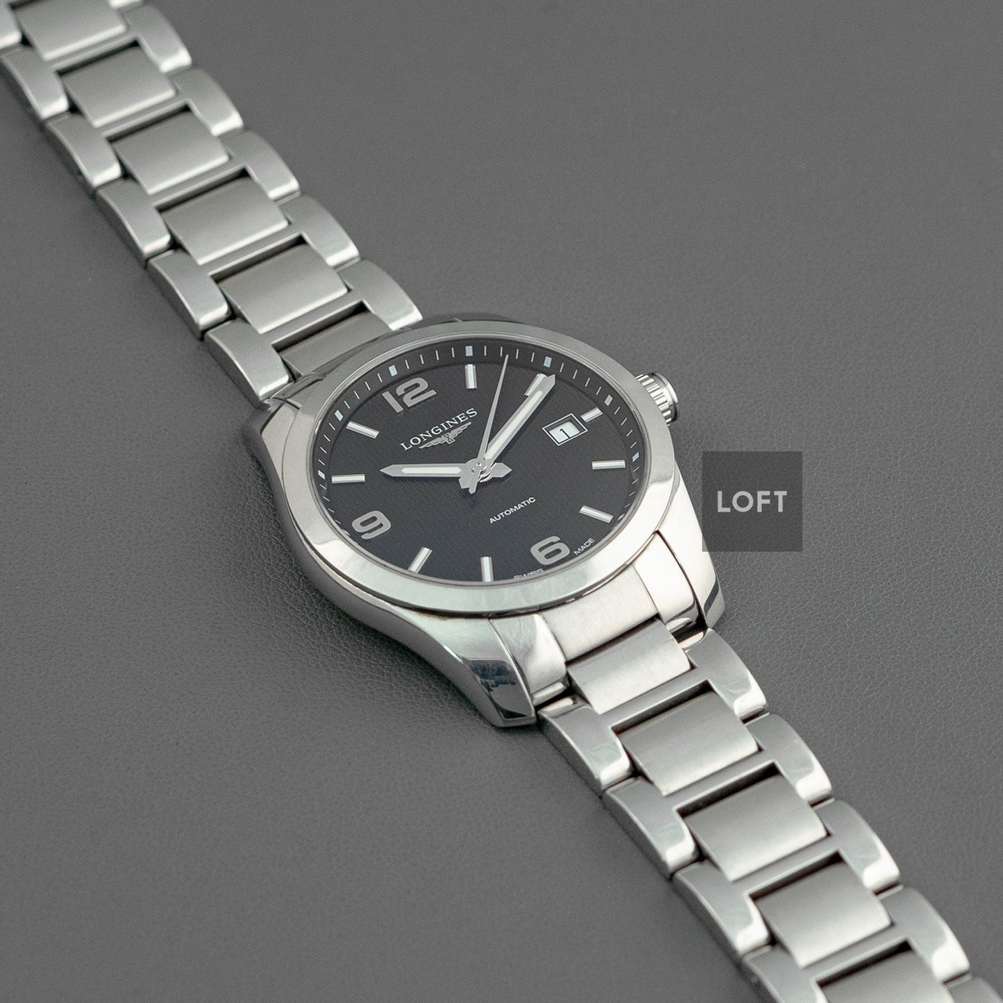 Longines Conquest Classic Automatic Black Dial 40mm