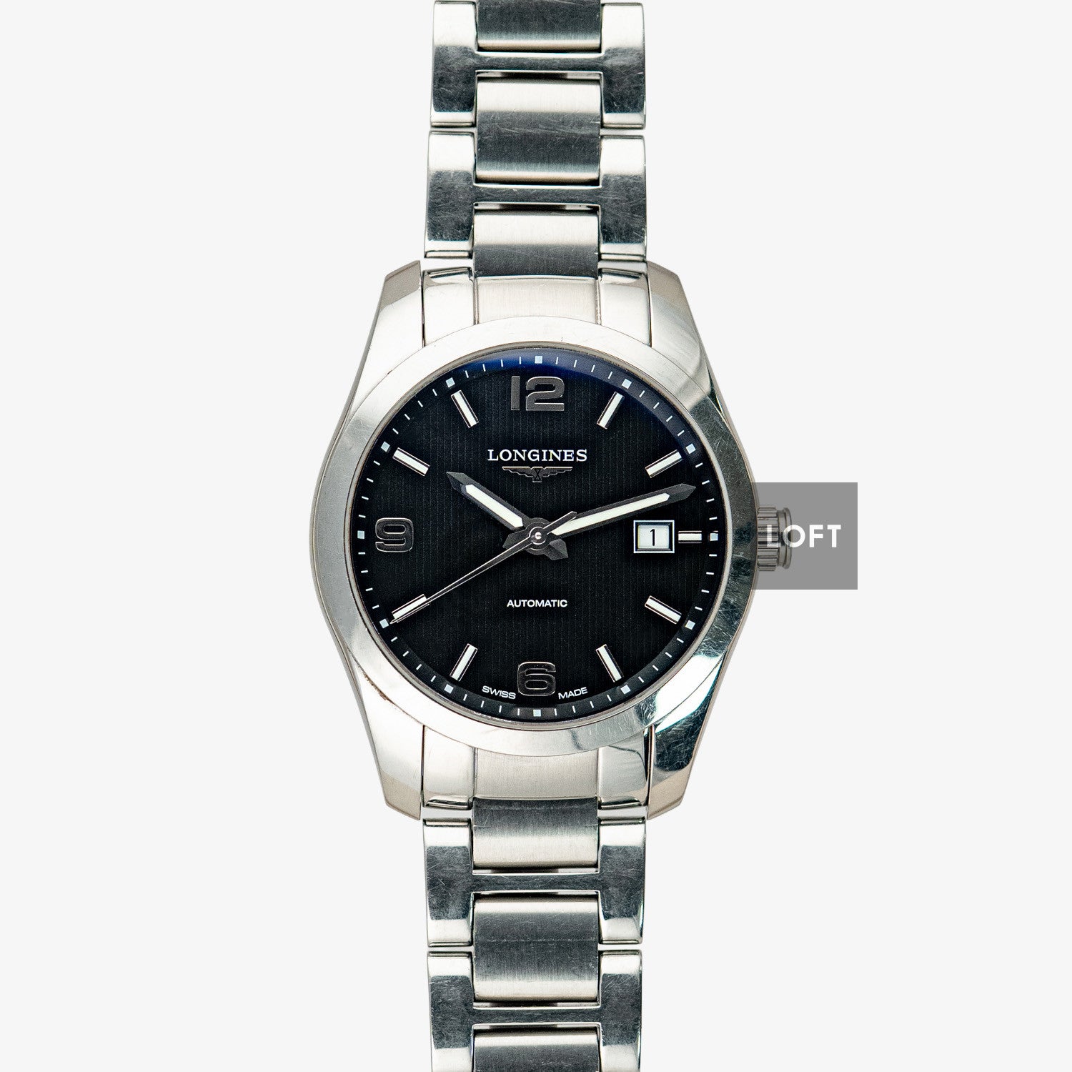 Longines Conquest Classic Automatic Black Dial 40mm