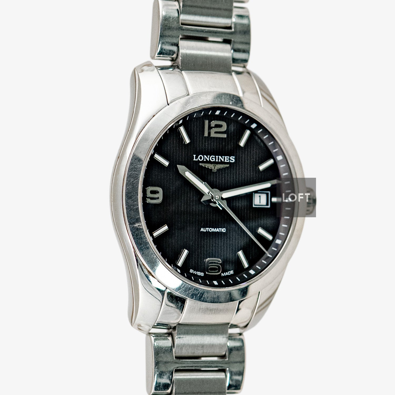 Longines Conquest Classic Automatic Black Dial 40mm