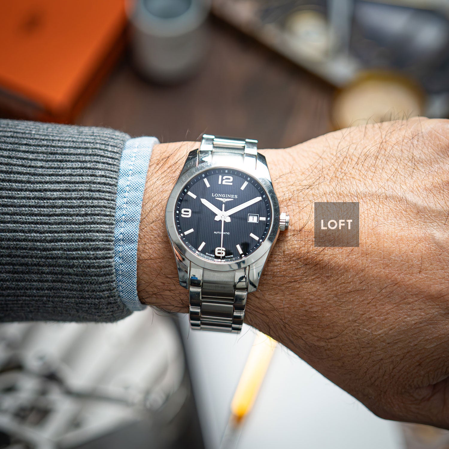 Longines Conquest Classic Automatic Black Dial 40mm