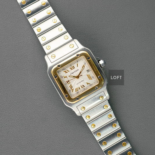 Cartier Santos Galbée Automatic Date Silver Dial 29mm