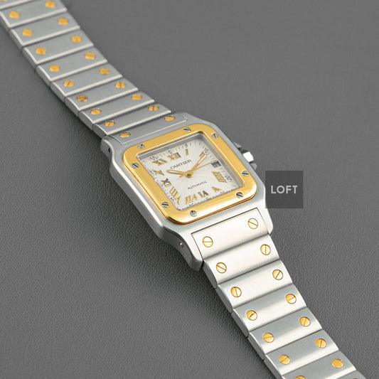 Cartier Santos Galbée Automatic Date Silver Dial 29mm